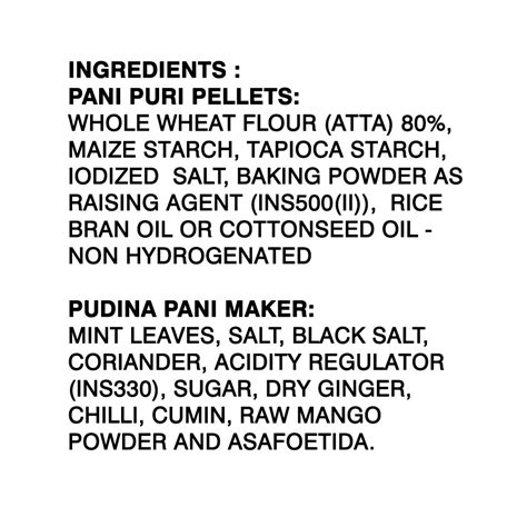 Whole Wheat Pani Puri(200 Gram) + 1 Litre Mint Pani Maker Flavor Sache ...