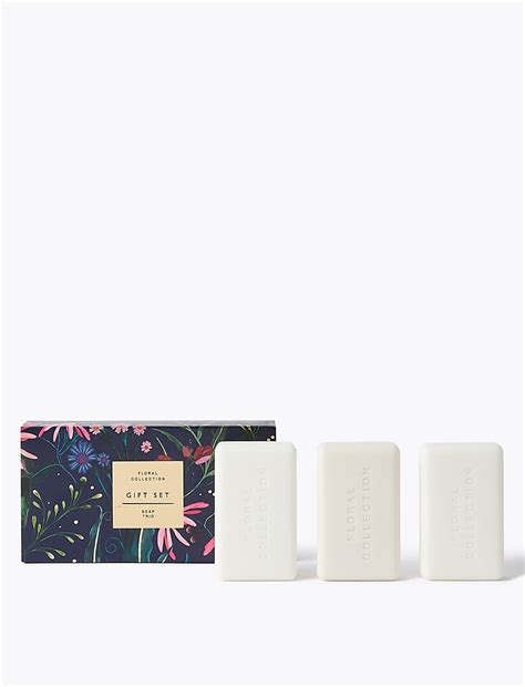 Buy Floral Collection Soap Trio at Marks & Spencer
