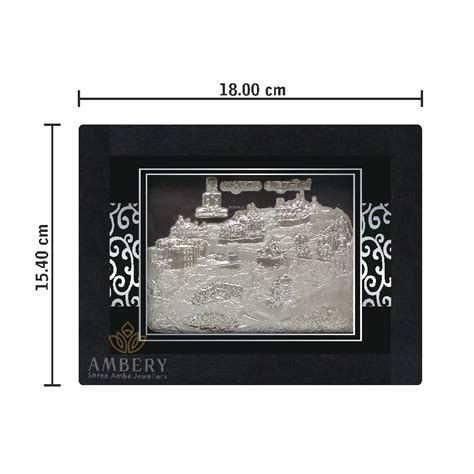 Buy quality Shatrunjay Mahatirth Silver Foil Frame in Rajkot