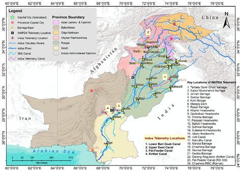 Indus River Map
