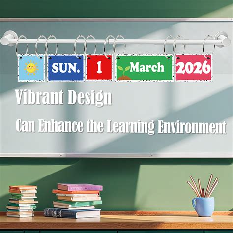 Snapklik.com : 2026 Magnetic Flip Calendar For Classroom Whiteboard