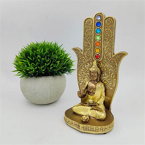7 Chakras Gautam Buddha Meditation Figurine – GLITZLIVES