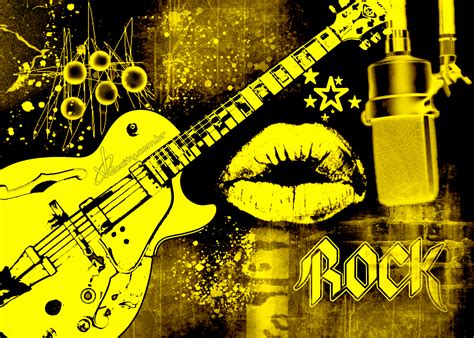 Vibrant Rock HD Wallpaper: Unleash Your Inner Music Enthusiast