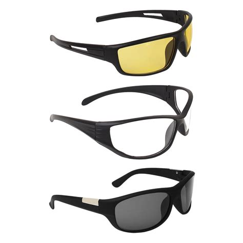 Buy Zyaden COMBO of Day & Night Sunglasses - Combo - 1424 at Amazon.in