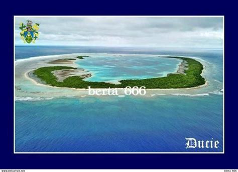 Pitcairneilanden - Pitcairn Islands Ducie Island Aerial View Postcard