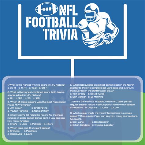 NFL Trivia Questions And Answers - 10 Free PDF Printables | Printablee