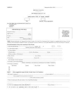 Form 26 For Official Use Only - Directorate Of Immigration And ...