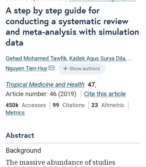 Image result for Systematic Review Discussion Example