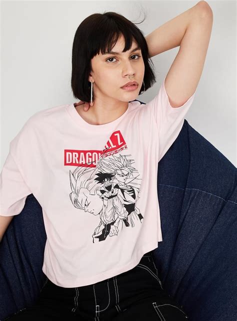 Buy Women Dragon Ball Z Printed Round Neck T-shirt Online at just Rs ...
