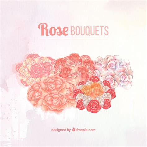 Grote boeket rozen | Gratis Vector