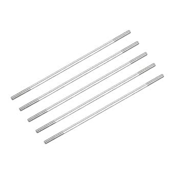 METALLIXITY Double Ended Stud Screws (M6 Thread 140mm Length) 5pcs, 304 ...