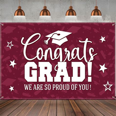Moukeren Graduation Decorations Grad Backdrop Banner India | Ubuy