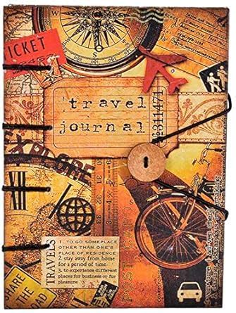 craft club Travel Journal Special Binding Notebook, 8 x 6 inches, 144 ...