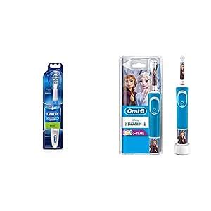 Oral B Cross Action Battery Powered Toothbrush & Oral-B Kids Electric ...