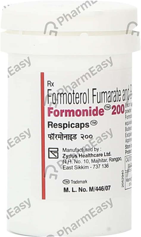 Formonide 200mcg Box Of 30 Respicaps: Uses, Side Effects, Price ...