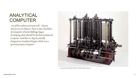 Early calculating devices including the abacus {invented 500 years ago in China}, Napier’s bone ...