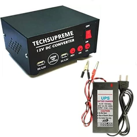 TECHSUPREME 200 W Converter 12v DC to AC Inverter kit - SMPS, Lap Top ...