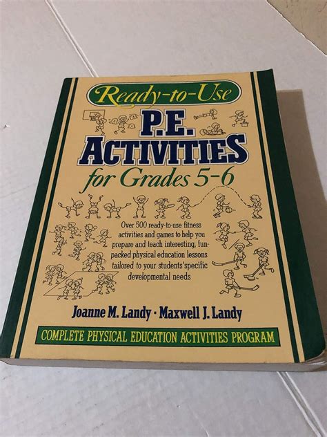 Buy Ready-to-use PE Activities Grades 5-6 Book 3 Book Online at Low ...
