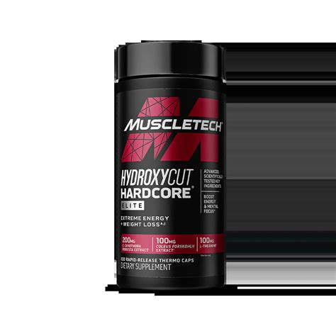 MuscleTech | Hydroxycut Hardcore Elite | Fat Burner | 110 Capsules ...