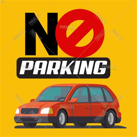 No Parking signage | No Parking sticker & posters