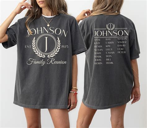 Custom Family Reunion Shirts, Matching Family Reunion Tshirts ...