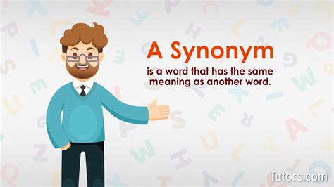 Synonym Definition 的图像结果
