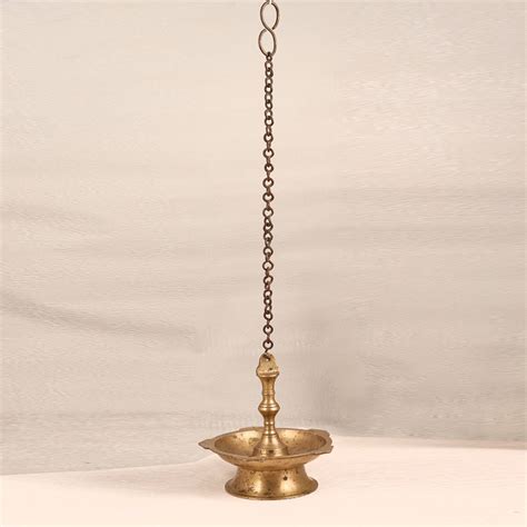 Shop Brass Hanging Oil Lamp at Best Price | IndianShelf