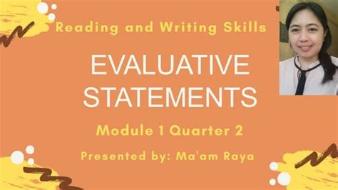 Image result for Formulating Evaluative Statements Lesson Plan