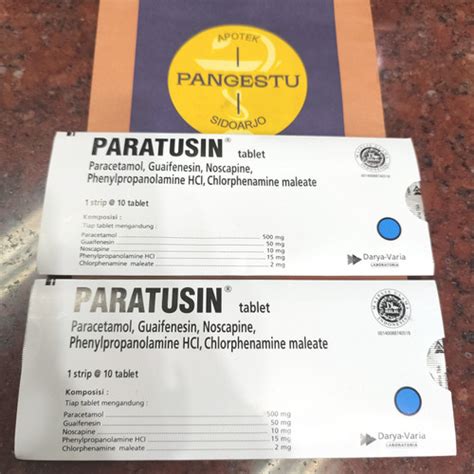 Promo Paratusin 1 Strip 10 Tablet / Para Tusin Paratucin Paratosin ...