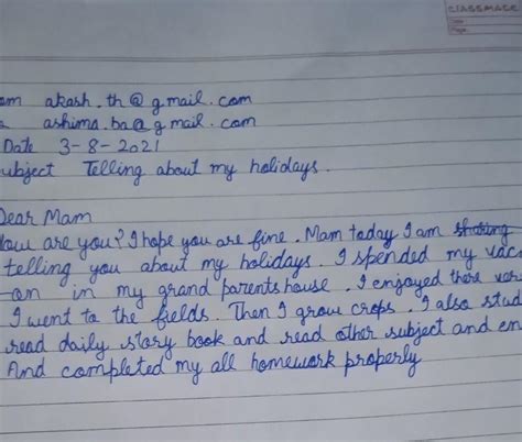 write a letter asking your teacher for a holiday of few days - Brainly.in