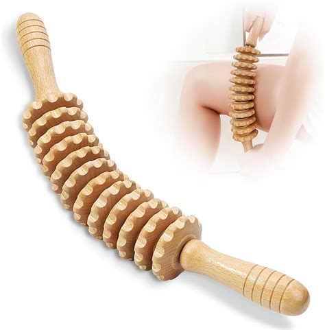 Amazon.com: Xokocli Wood Massage Roller Wood Therapy Massage Tools Body ...