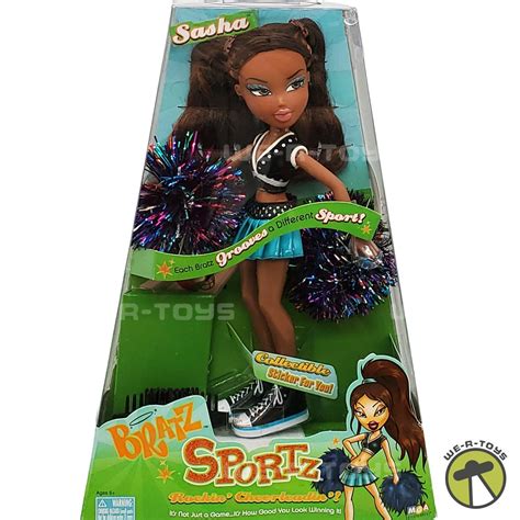 Bratz Sportz Cheerleader Sasha African American Doll MGA Entertainment ...