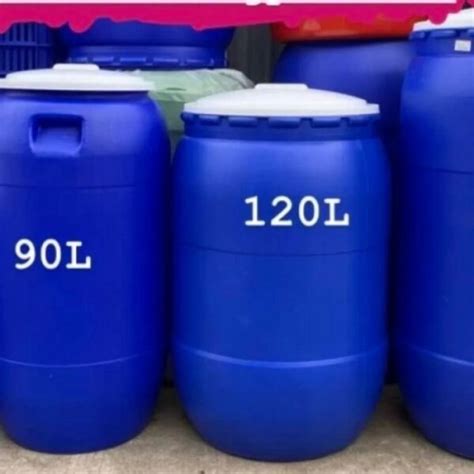 DRUM AIR PLASTIK 120 LITER + TUTUP TIPE 0512, HARGA MURAH