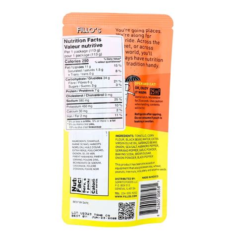 Fillo’s Walking Tamales Hot Salsa Habanero at Natura Market