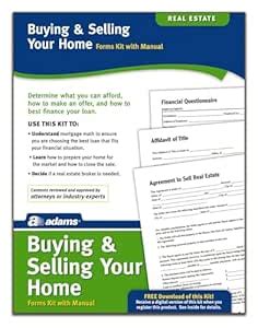 Adams Buying/Selling Your Home Kit, Forms and Instructions (K311 ...