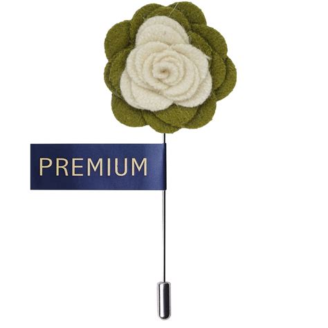 Buy Peluche Graceful Bloom Cream Brooch for Men at Amazon.in