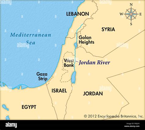 Jordan river maps cartography geography jordan hi-res stock photography ...