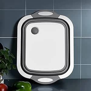 GLIVE (LABEL) Multifunction Chopping Board, Collapsible Dish Tub Basin ...
