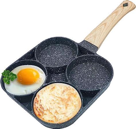 Buy PARYO ENTERPRISES Egg Frying Pan Nonstick Pancake Pans 4-Cups ...