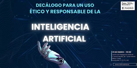 Presentación decálogo para un uso ético y responsable de la IA, Madrid ...