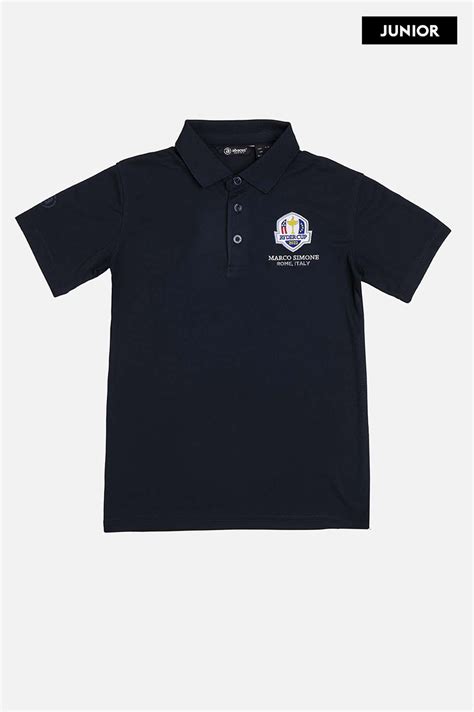 ABACUS CRAY BLUE NAVY 2023 RYDER CUP JUNIOR POLO - GOLF MARCO SIMONE