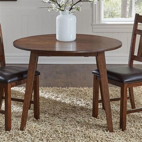 AAmerica Mason MASMA6120 Round Drop Leaf Dining Table | Howell ...