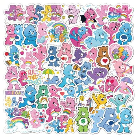 CARE BEARS Adesivi ufficiali con i personaggi dei CARE BEARS ...