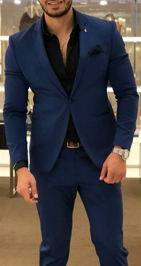 More Blue Favorites | Stylish mens suits, Mens fashion blazer, Men ...