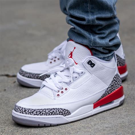 Air Jordan 3 Katrina Review | Jordan shoes retro, Red sneakers, Jordans ...