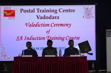 Valediction of SA Induction Period: 04.08.2025 to 20.09.2025 - Photo ...