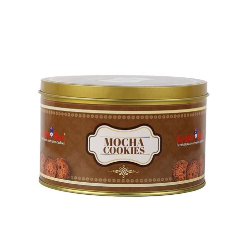 Mocha Cookies Tin – CookieMan