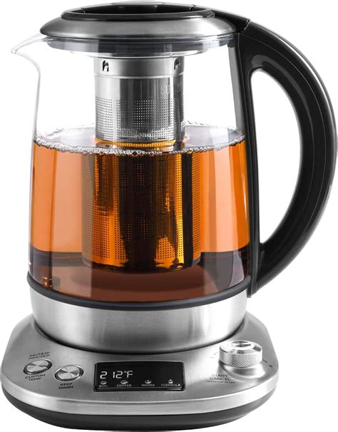Amazon.com: Mecity Electric Tea Kettle with Removable Infuser, 9 Preset ...