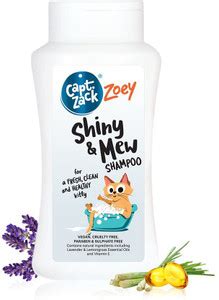 Captain Zack Zoey Shiny & Mew Sulphate Free Cat Shampoo 200 ml ...