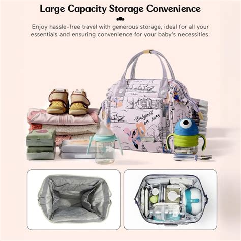 Best Diaper Bag for New Mothers Travel with Multiple compartment